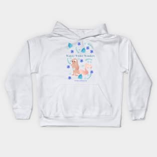 The Maven Medium- Watery Winter Wonders Kids Hoodie